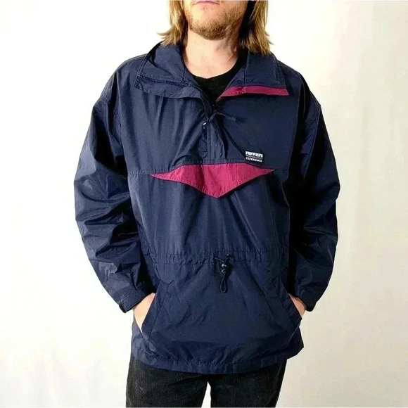 Vintage 90s Sierra Experience Rain Jacket - L - Picture 1 of 7